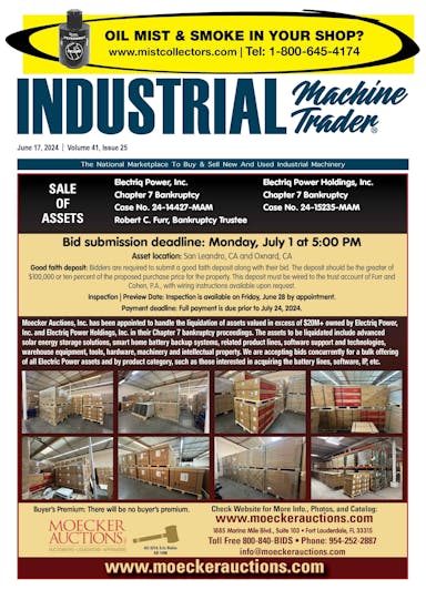 Industrial Machine Trader - June 17, 2024