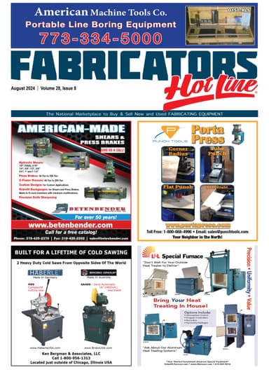 Fabricators Hot Line - August 2024