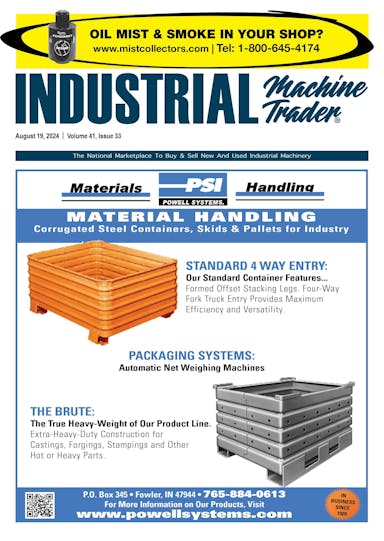 Industrial Machine Trader - August 19, 2024