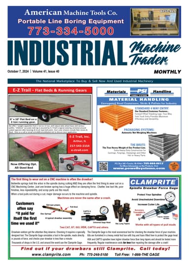 Industrial Machine Trader - October 7, 2024