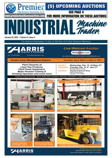 Industrial Machine Trader - January 22, 2024