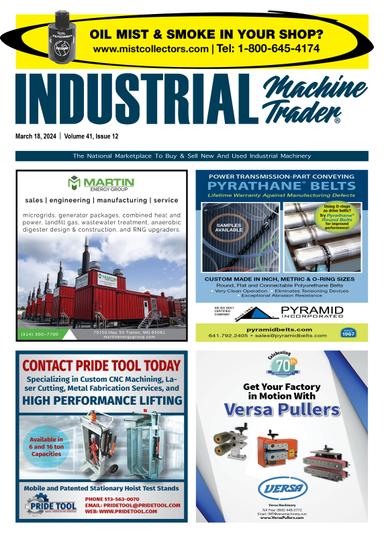 Industrial Machine Trader - March 18, 2024