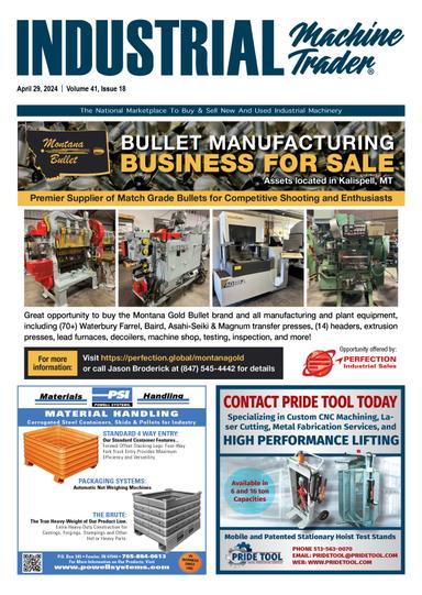 Industrial Machine Trader - April 29, 2024