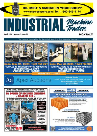 Industrial Machine Trader - May 6, 2024