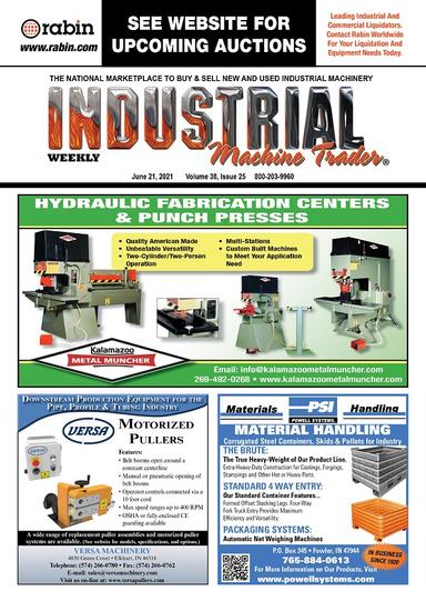 Industrial Machine Trader - June 21, 2021