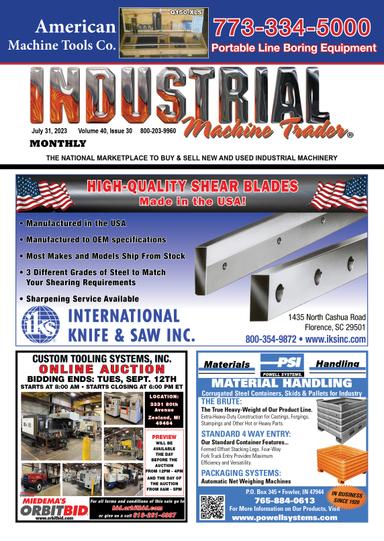 Industrial Machine Trader - July 31, 2023