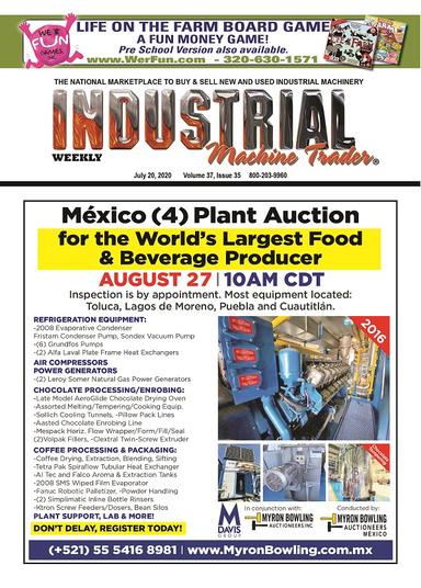 Industrial Machine Trader - July 20, 2020