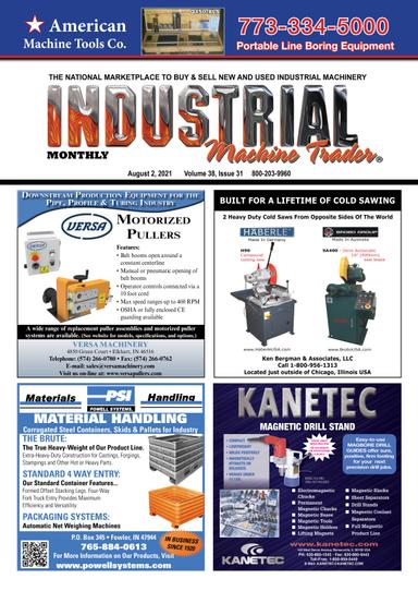 Industrial Machine Trader - August 2, 2021