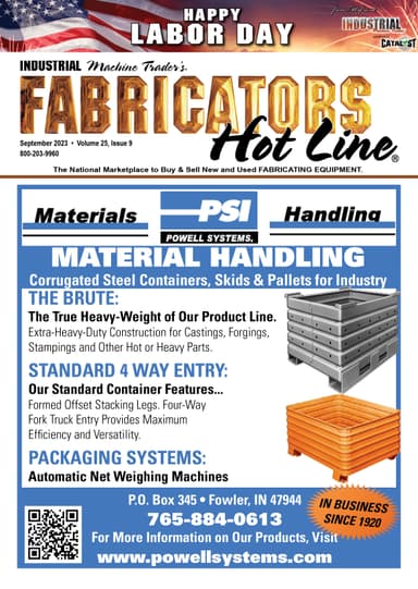 Fabricators Hot Line - September 2023