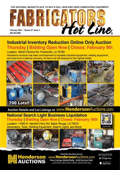 Fabricators Hot Line - February 2023