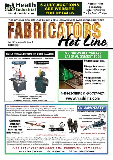 Fabricators Hot Line - July 2022