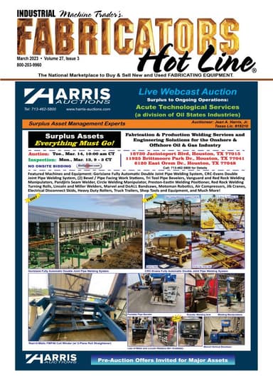 Fabricators Hot Line - March 2023