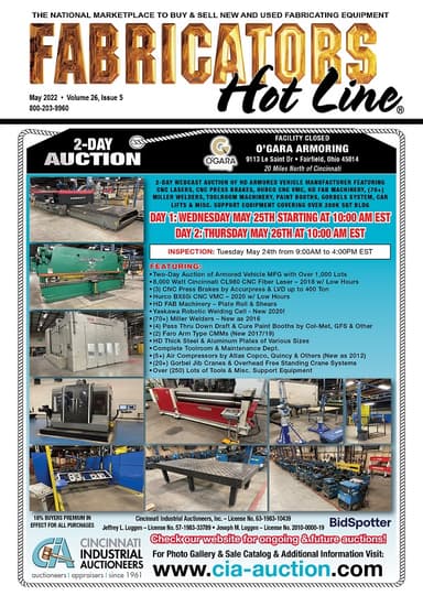 Fabricators Hot Line - May 2022