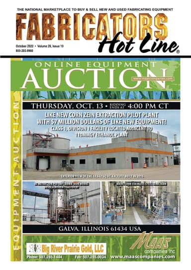 Fabricators Hot Line - October 2022