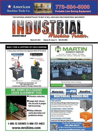 Industrial Machine Trader - March 29, 2021