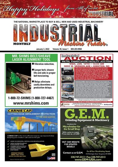 Industrial Machine Trader - January 3, 2022