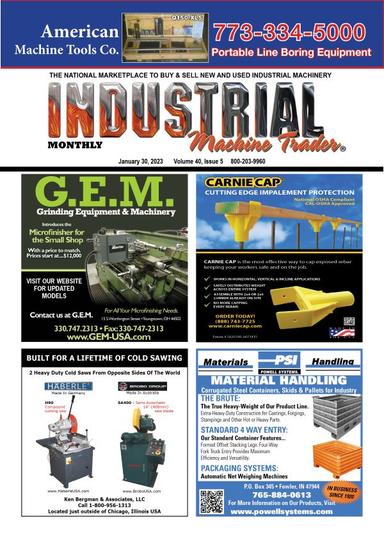 Industrial Machine Trader - January 30, 2023