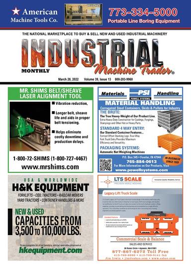 Industrial Machine Trader - March 28, 2022