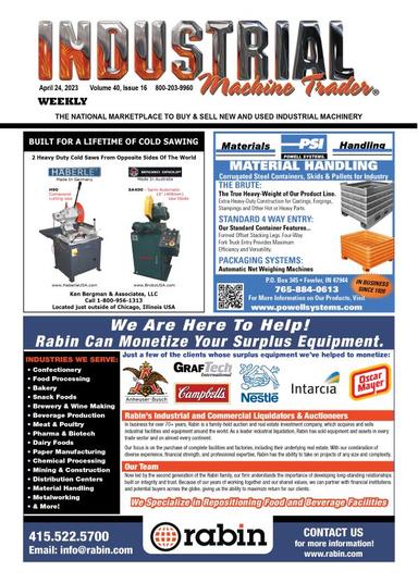 Industrial Machine Trader - April 24, 2023