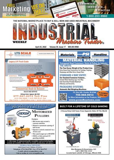 Industrial Machine Trader - April 25, 2022