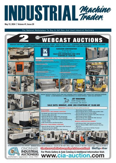 Industrial Machine Trader - May 13, 2024