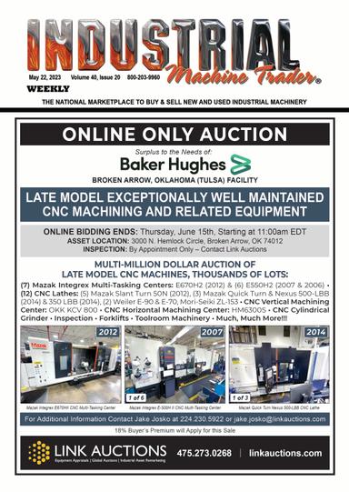 Industrial Machine Trader - May 22, 2023