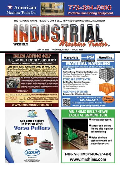 Industrial Machine Trader - June 13, 2022