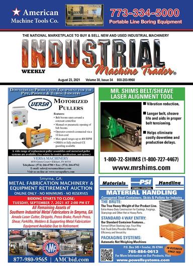 Industrial Machine Trader - August 23, 2021