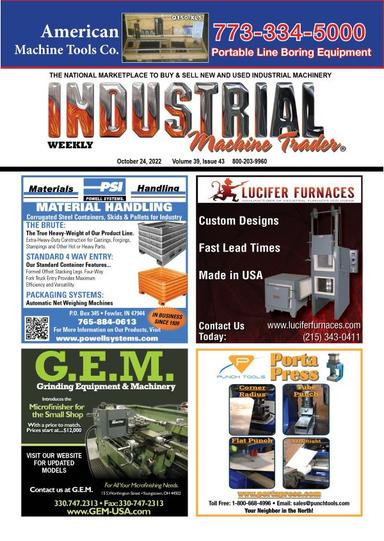 Industrial Machine Trader - October 24, 2022