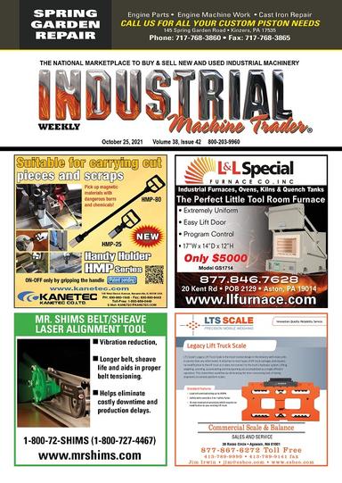 Industrial Machine Trader - October 25, 2021