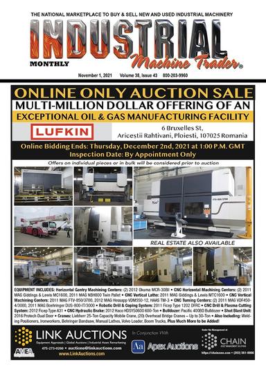 Industrial Machine Trader - November 1, 2021