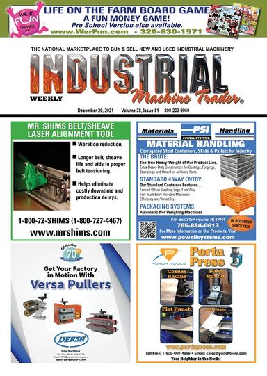 Industrial Machine Trader - December 20, 2021