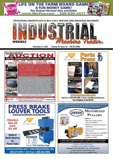 Industrial Machine Trader - December 27, 2021