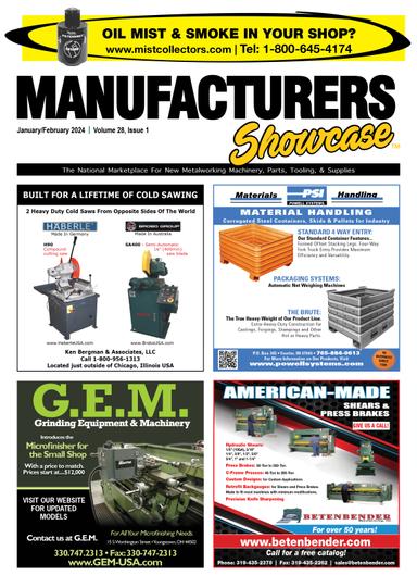 Manufacturers Showcase January/February 2024