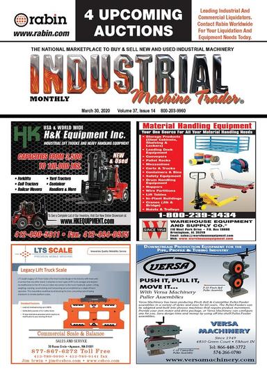 Industrial Machine Trader - March 30, 2020