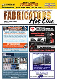 Fabricators Hot Line - June, 2017