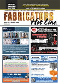 Fabricators Hot Line - August 2017