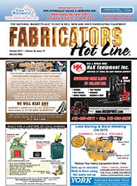 Fabricators Hot Line - October 2017