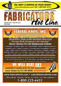 Fabricators Hot Line - September 2019