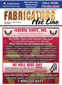 Fabricators Hot Line - November 2019