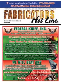 Fabricators Hot Line - December 2019