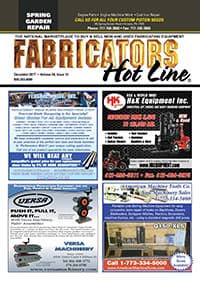 Fabricators Hot Line - December 2017