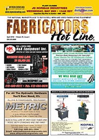 Fabricators Hot Line - April 2018