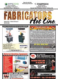 Fabricators Hot Line - August 2018