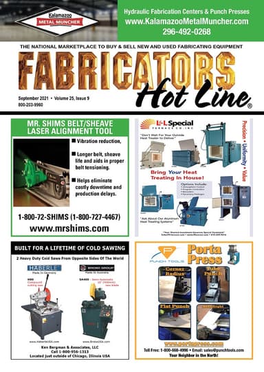 Fabricators Hot Line - September 2021