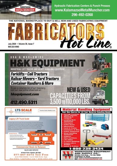 Fabricators Hot Line - July 2020