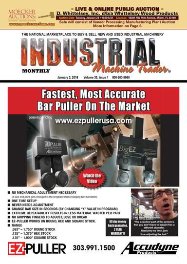 Industrial Machine Trader January 2, 1018 Monthly Edition