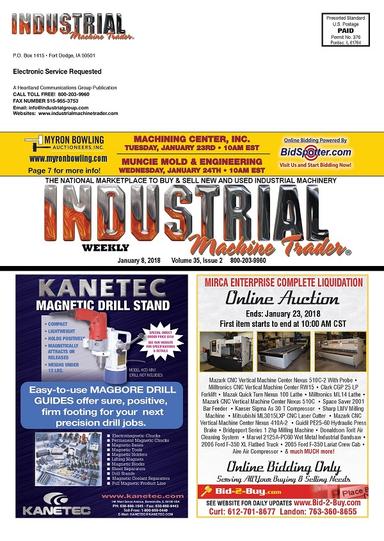 Industrial Machine Trader January 8, 2018