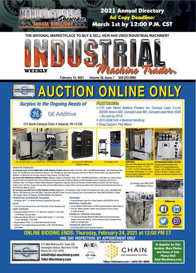 Industrial Machine Trader - February 15, 2021