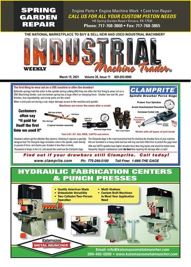 Industrial Machine Trader - March 15, 2021